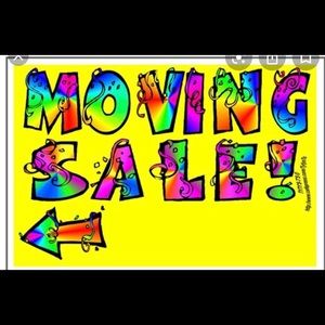 MOVING SALE!